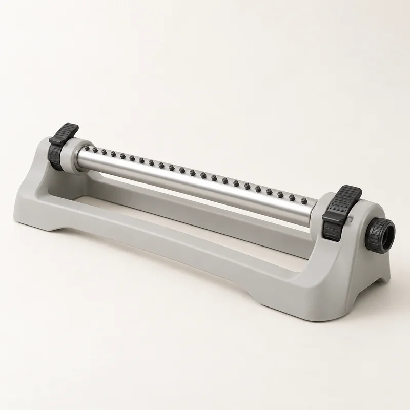 AI-generated unbranded oscillating sprinkler concept; not the actual Gilmour #8301 · item 883013-1011
